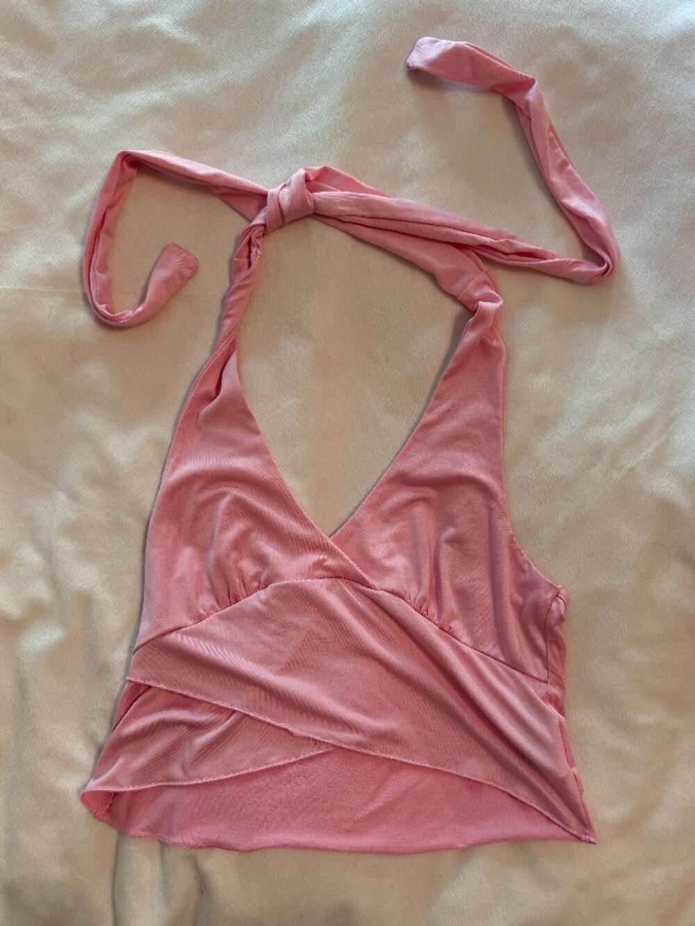 Cider Pink Halter Tie Going Out Top Size Medium – Love On Tour Inspired